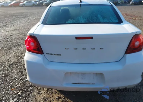 2013 Dodge Avenger Se from USA, damaged, VIN 1C3CDZAB8DN631534